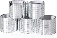 Vista 13 de PP OPOUNT 11,800 piezas de azulejos de bola de discoteca, azulejos de bola de discoteca autoadhesivos de 5 x 5 mm para manualidades, azulejos