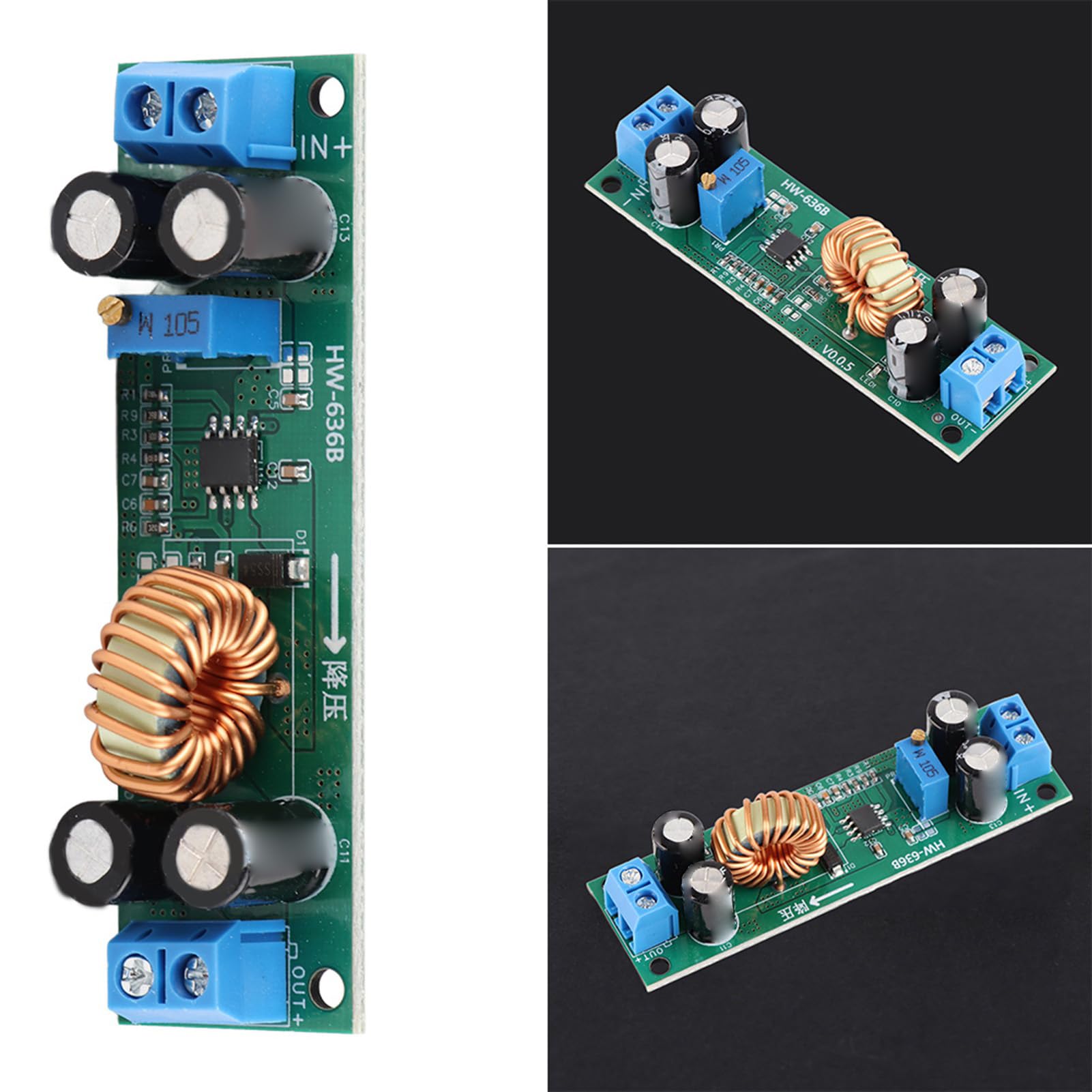 DC-DC Step-Down-Regler – Einstellbar 1,25-36V, 8A Produktbild-Vorschau 3