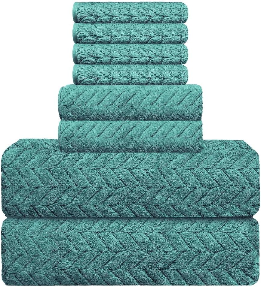 Fiber Towel for Bathroom Polyester Towel Set of 6 Hand Towels Quick Drying