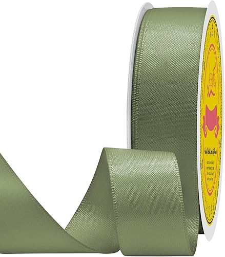 Miniatura 18 de Cinta de satén plateada de doble cara de 1-1/2 pulgadas x 50 yardas, cinta plateada de poliéster para envolver regalos, muy adecuada para bodas