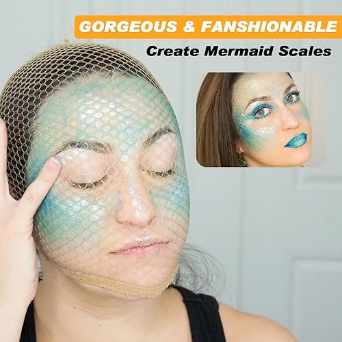 Miniatura 6 de BEEOS Gorra de malla para peluca, 6 piezas, color nude, para mujer, red de pelo para peluca