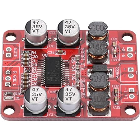 Youmile TPA3110 Verstärkerplatine 2x15W - Mini Digital Verstärker | DC 8-24V | Mit Audiokabel