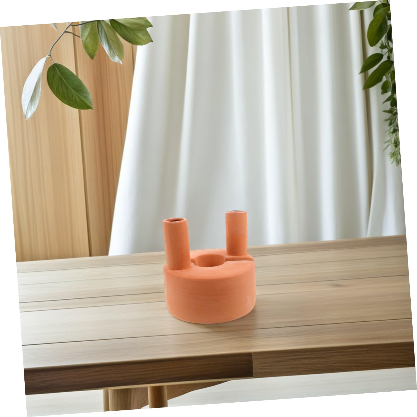 BESPORTBLE Regadera De Terracota Roja Dispositivo De Riego Automático para Plantas De Interior y Exterior Gotero para Macetas Sistema De Riego para Plantas De Jardín Regadera De Barro Hogar o
