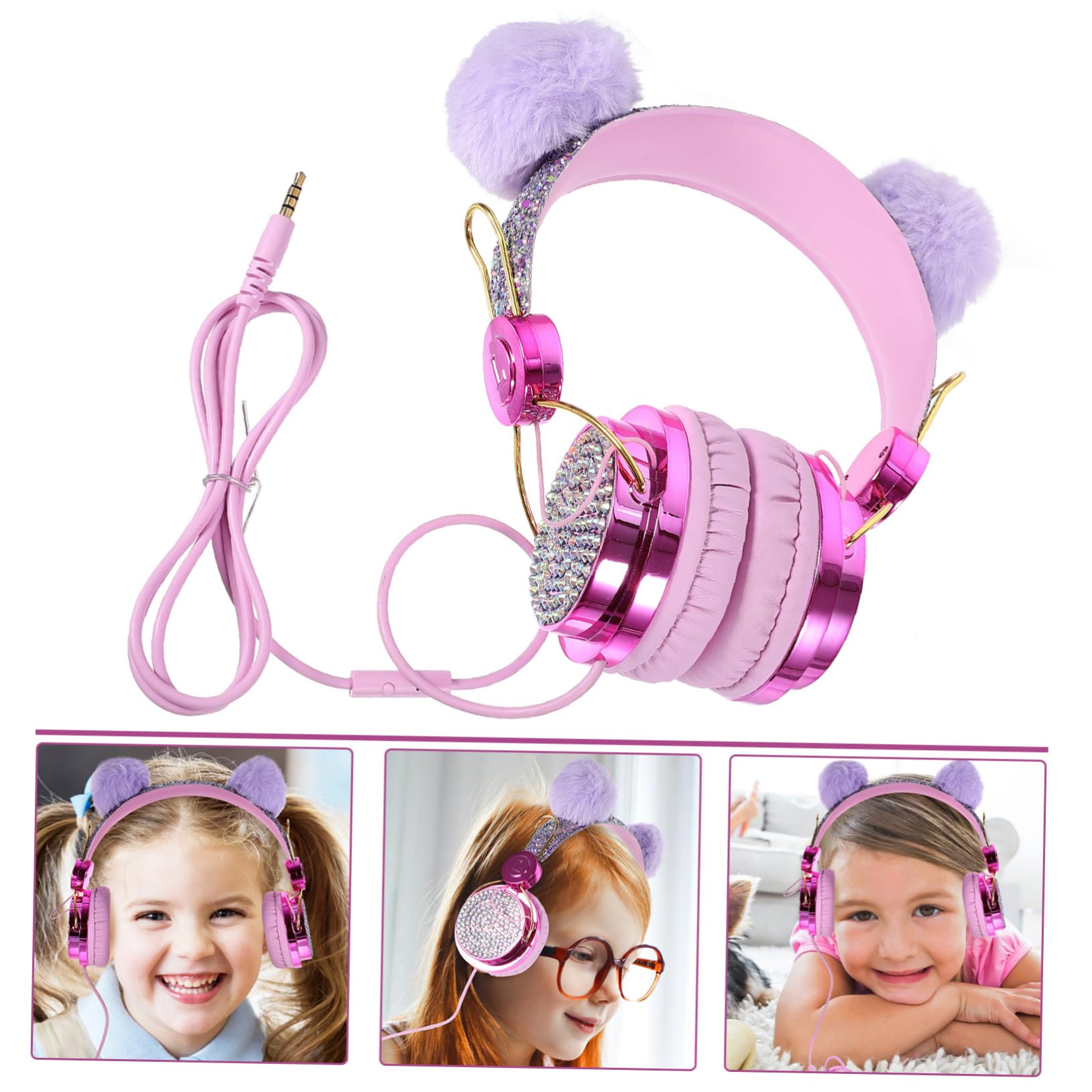 OSALADI 3 Auriculares con Cable para Niños con Control De Volumen para La Escuela.