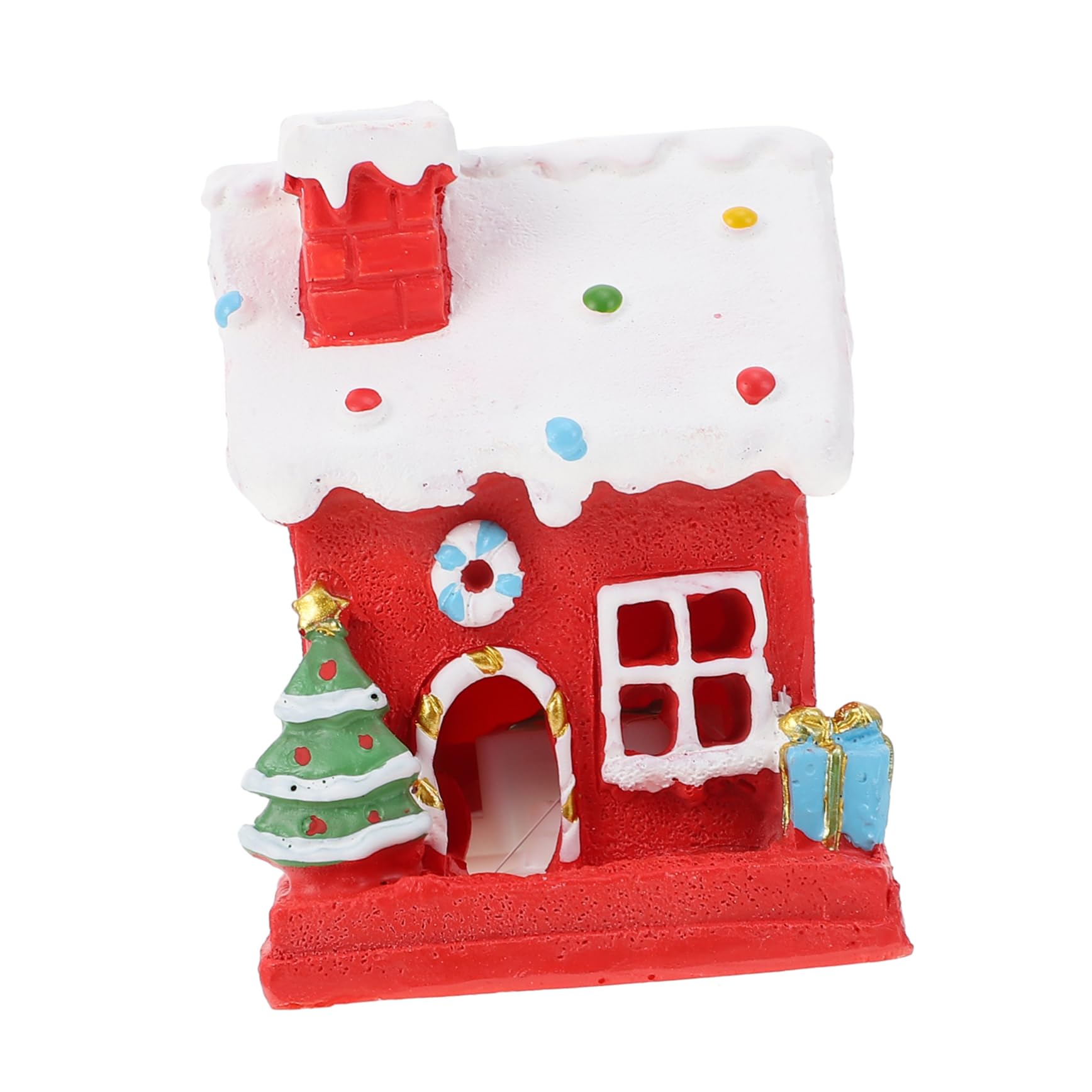 Ciieeo 1pc Christmas House Ornament Charming Xmas Decor Fairy-Tale Style for Home Decoration Holiday Gifting for Birthdays Housewarming Special Occasions