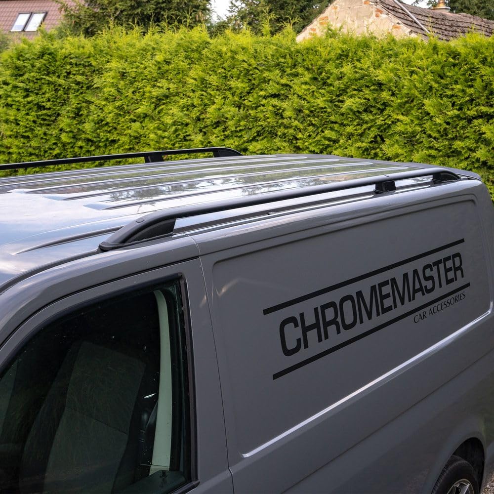 CHROMEMASTER | Barre trasversali da Tetto | Compatibili con Peugeot Partner 2007-2018; Sono utilizzate per il montaggio di portapacchi, box da tetto o portabiciclette | Costruzione in alluminio | TÜV