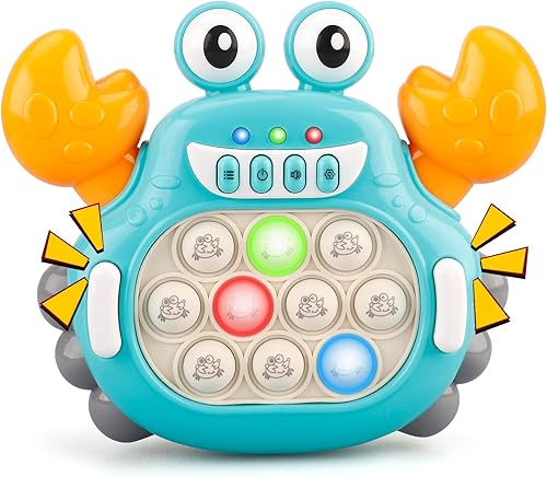 Miniatura 12 de Juego rápido de presión y pop - Juguete sensorial que se ilumina para niños, juego de ingenio sensorial portátil, regalos de Navidad y cumpleaños