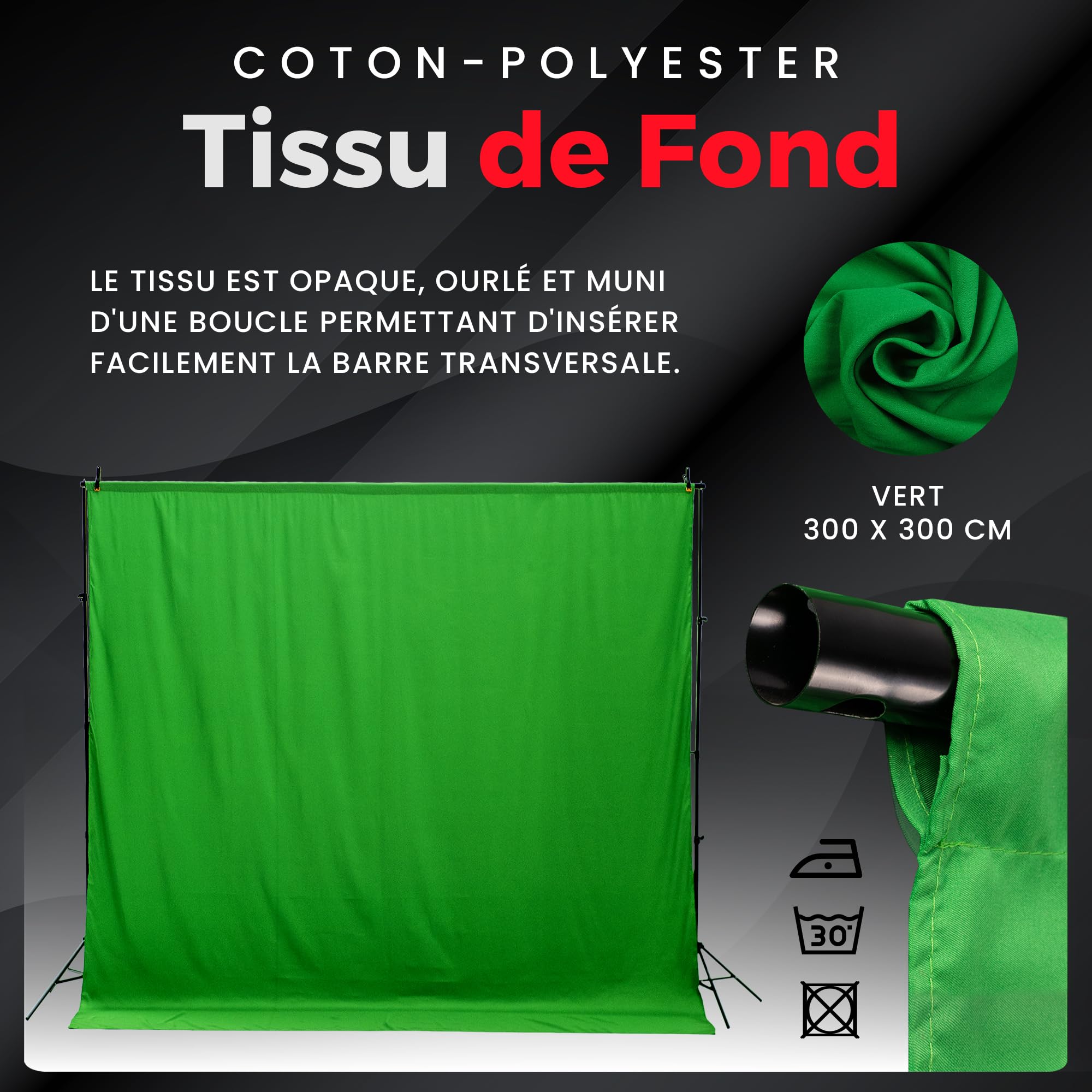 Studio Photo et Éclairage - Softbox - Fond Vert avec Support