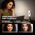 NEEWER Basic 5" Ring Light for Video Conference Lighting, Clip on Light Kit with Desk Tripod Stand for Monitor Laptop Computer Zoom Call Live Streaming Remote Working Learning Video Recording, BR60