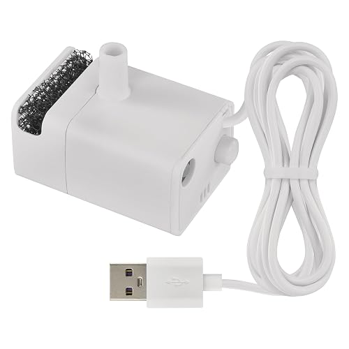 EMOS - Bomba de Repuesto para Fuente de Gatos, Incluye Cable de Carga y Filtro de Espuma