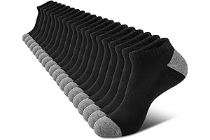10 Pairs Comfort Breathable Low Cut Casual Socks for Men