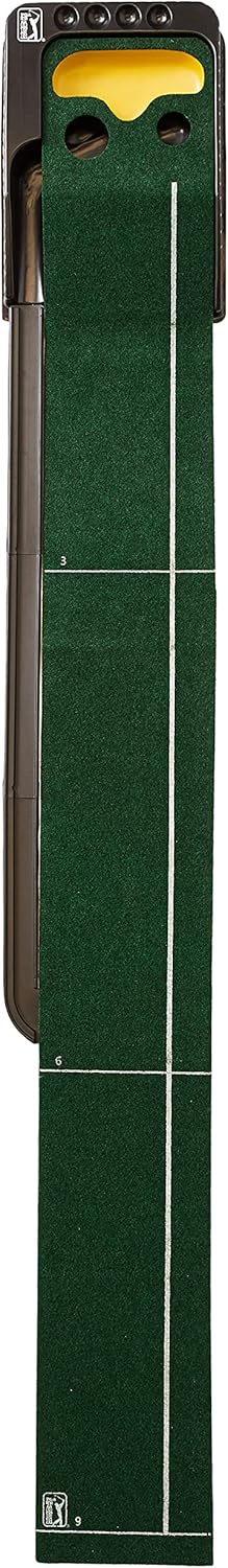 PGA TOUR Unisex 9ft Putting System, Caviar, One Size