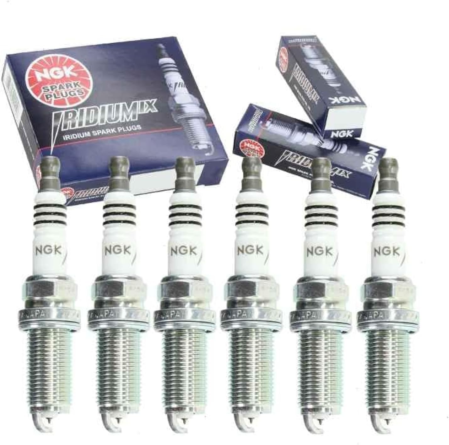 6 pc NGK Iridium IX Spark Plugs compatible with Toyota Sienna 3.5L V6 2007-2016