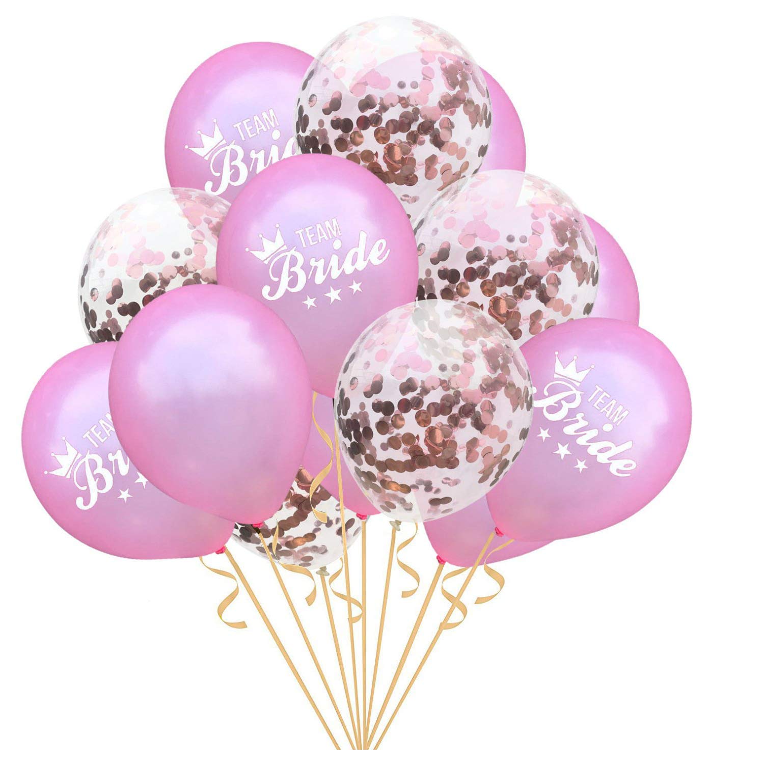Oblique Unique® 'Bride To Be' Schärpe In Roségold Mit Glitzer – Ca. 78cm Lang – Für JGA & Junggesellinnenabschied
