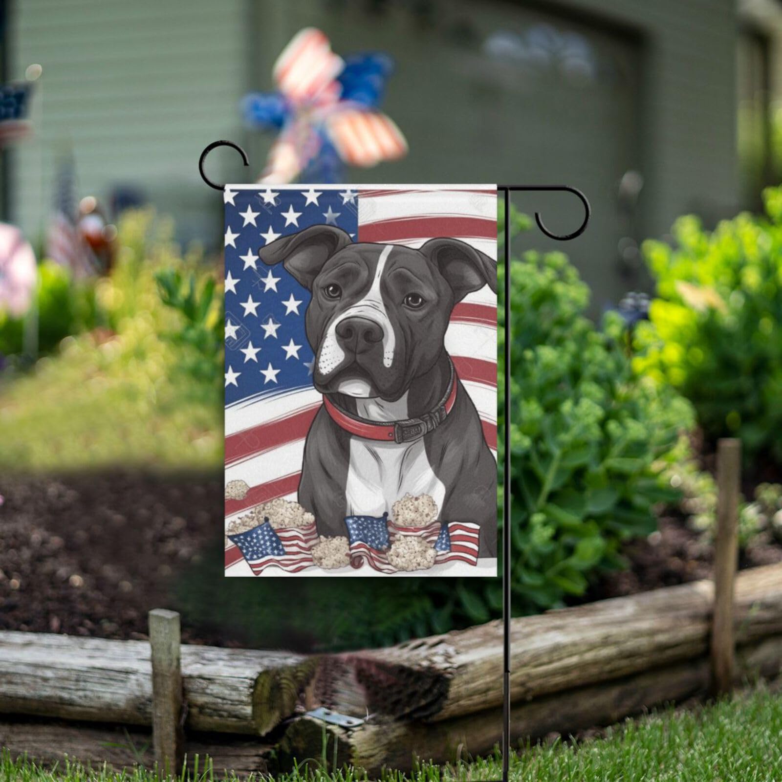 Bandiera estiva con cane Rottweiler, simpatica bandiera da giardino per feste di benvenuto, decorazioni per esterni, decorazione per casa, giardino, cortile, 30,5 x 45,7 cm