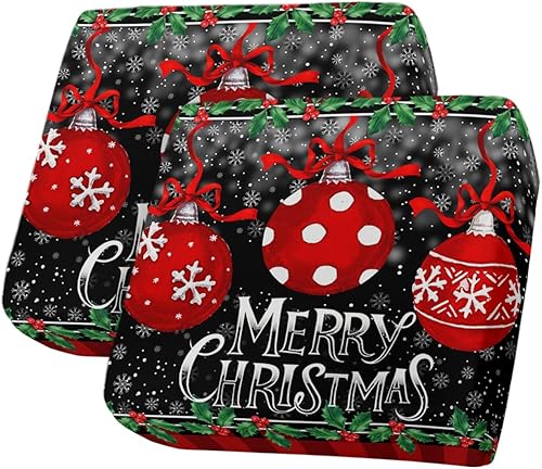 Fundas de cojín elásticas para sofá de bola de Navidad, fundas de cojín para sofá, fundas de asiento para silla, protector de cojín de elastano