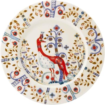 iittala Taika Plate, White, 8.7 inches 22 cm