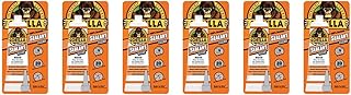 Gorilla 100 Percent Silicone Sealant Caulk, 2.8 ounce Squeeze Tube, Clear, (Pack of 6)