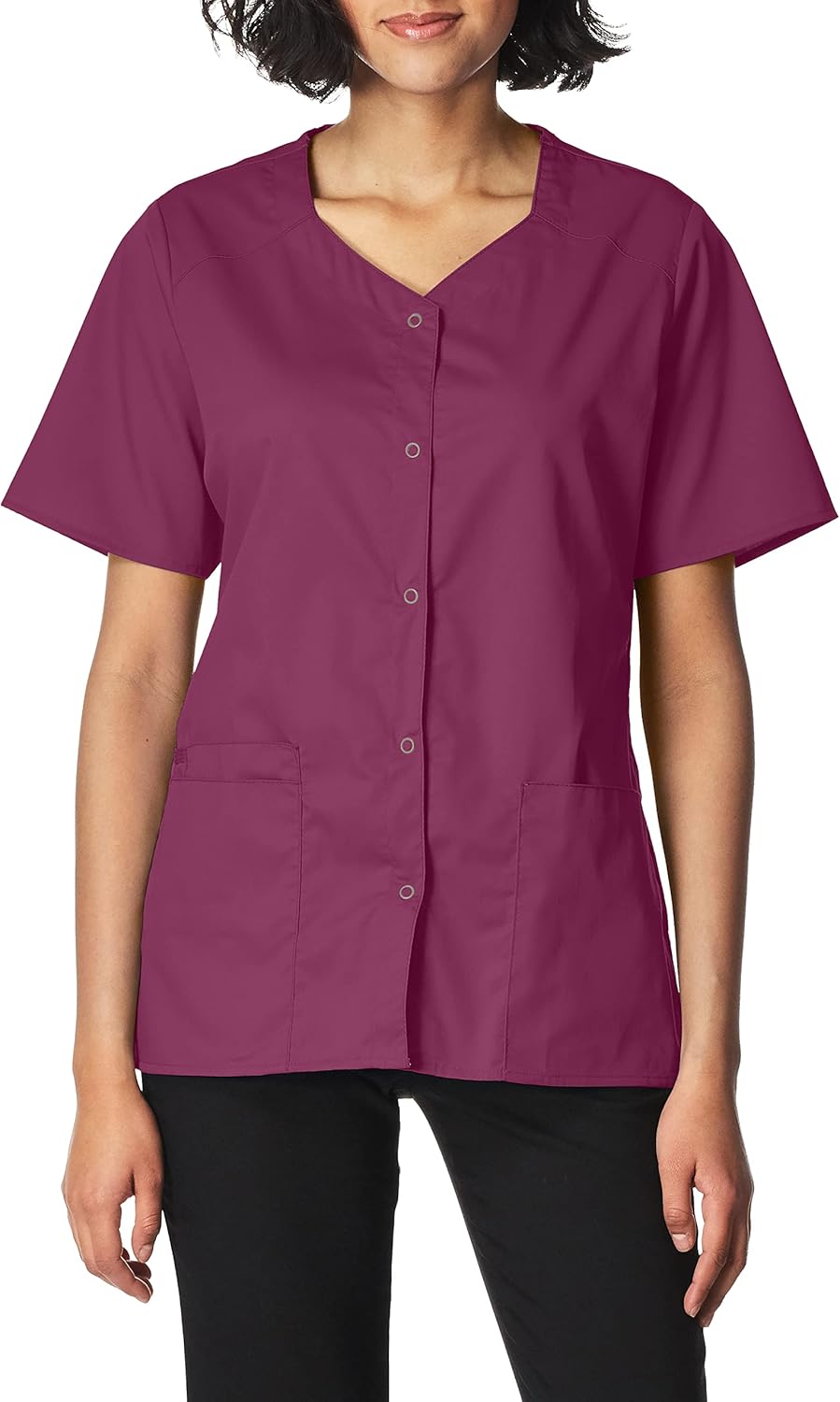 WonderWink Women's Wonderwork Short Sleeve Snap Jacket