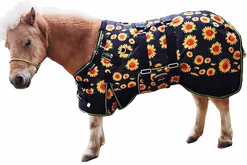 1200D - Manta de invierno en miniatura de poni de burro y caballo de potro 51983B