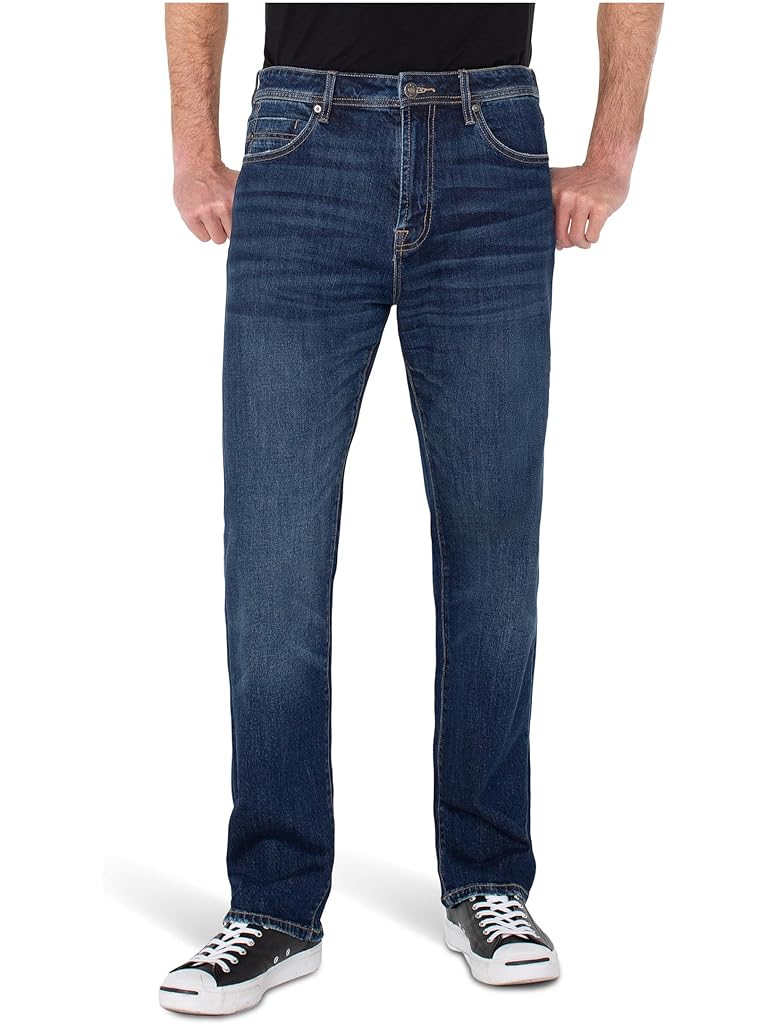 Black Liverpool Los Angeles Sutton Mid-rise Loose Straight Jeans