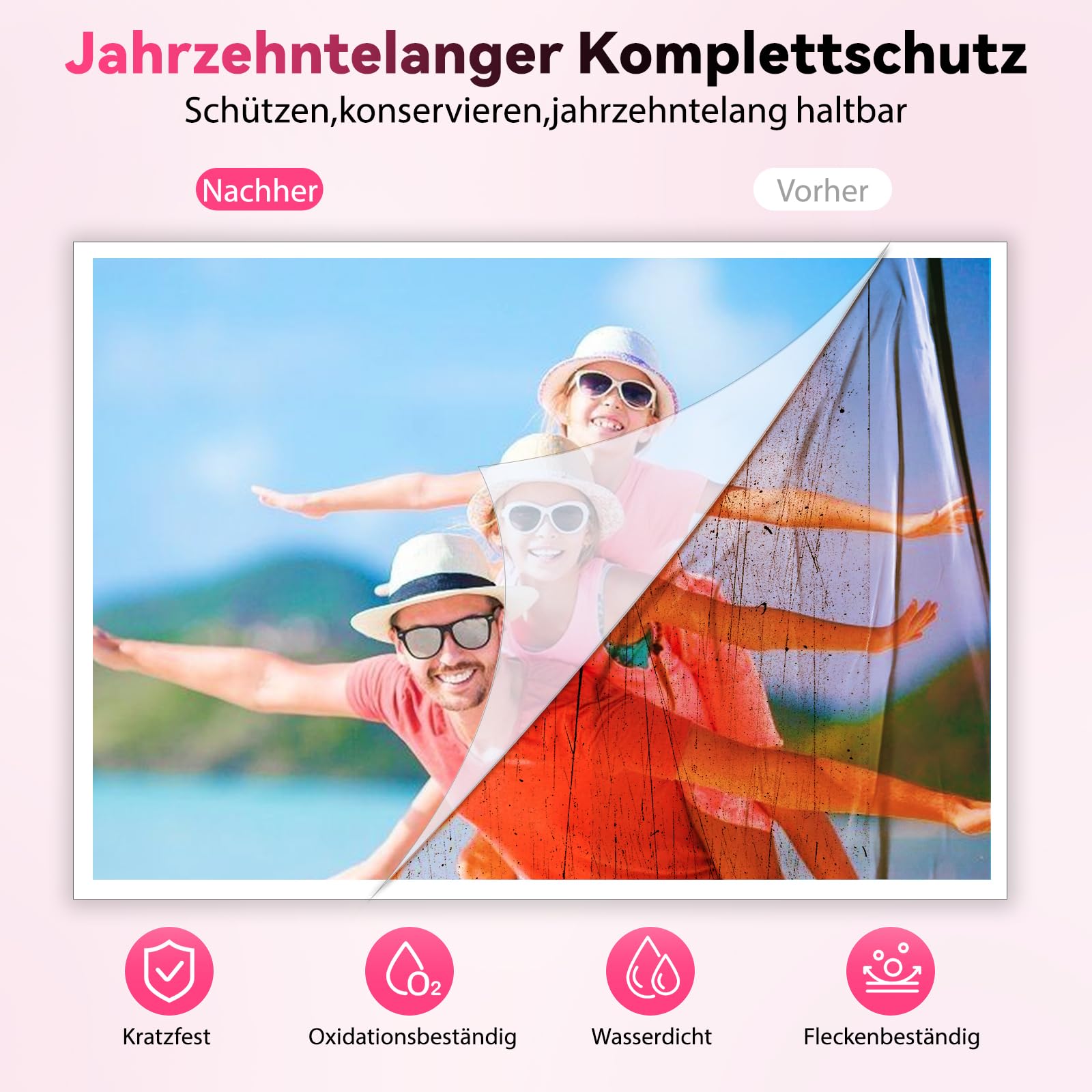 Laminiergerät A4 Laminiermaschine - 5 in 1 Laminiergerat mit 30 Laminierfolien für A4/A5/A6, 60S Schnellvorheizung, Heiß und Kalt Laminator mit Papierschneider, Eckrunde für Büro, Zuhause, Schule
