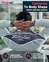 Vista 4 de Magic Gel Bolsa de hielo para el cuello, bolsa de hielo para el hombro, envoltura refrescante para el cuello, anillo enfriador, almohadilla fría