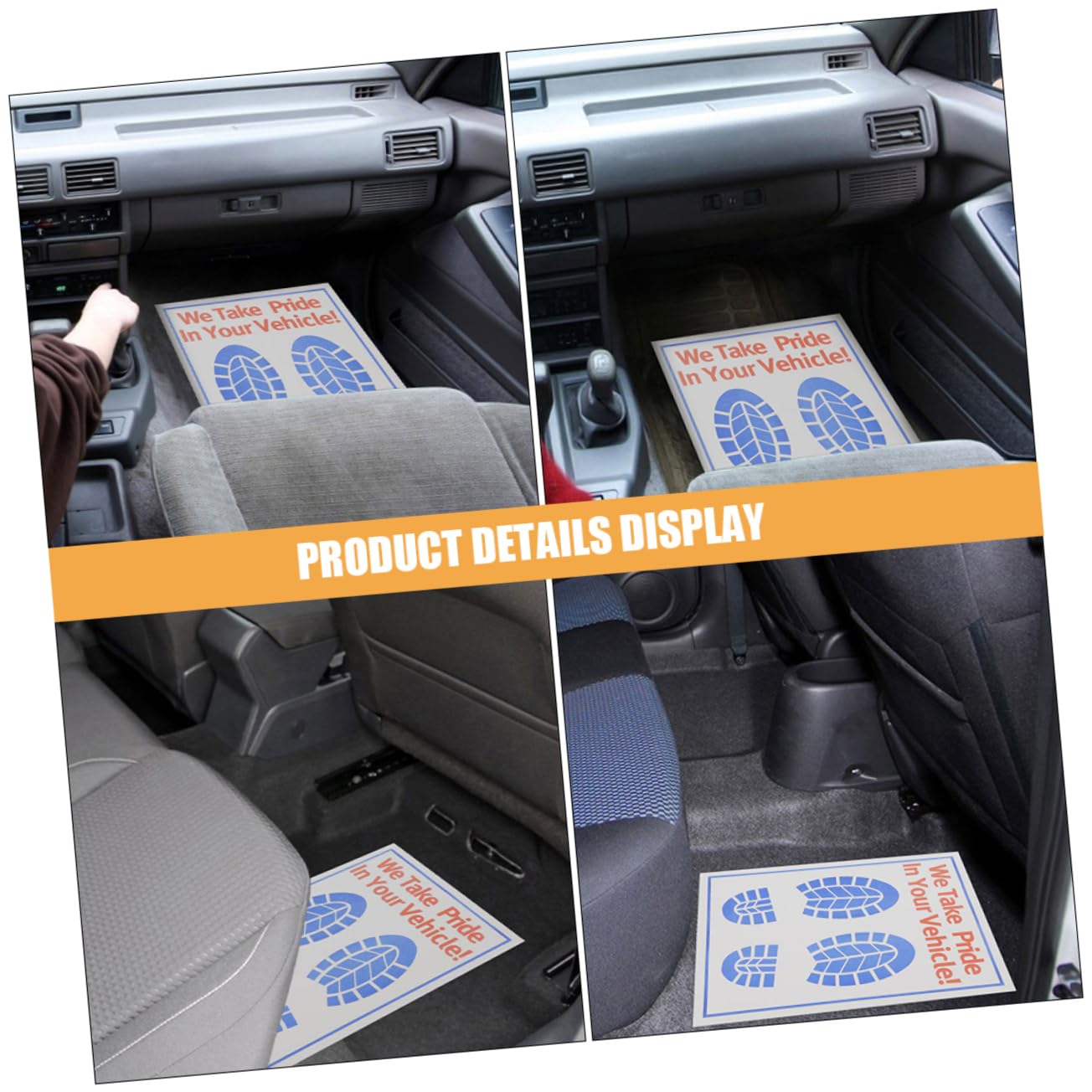 TOPBATHY 60pièces Tapis de Sol Jetable Papier Blanc pour Voiture Protections de Sol pour Entretien Automobile Réparation