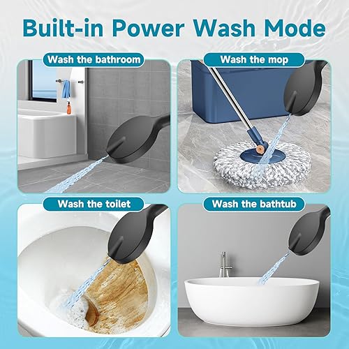 Miniatura 7 de Cabezal de ducha filtrado de mano, cabezal de ducha de mano de alta presión de 6 pulgadas con filtros para agua dura, 6 modos de pulverización,