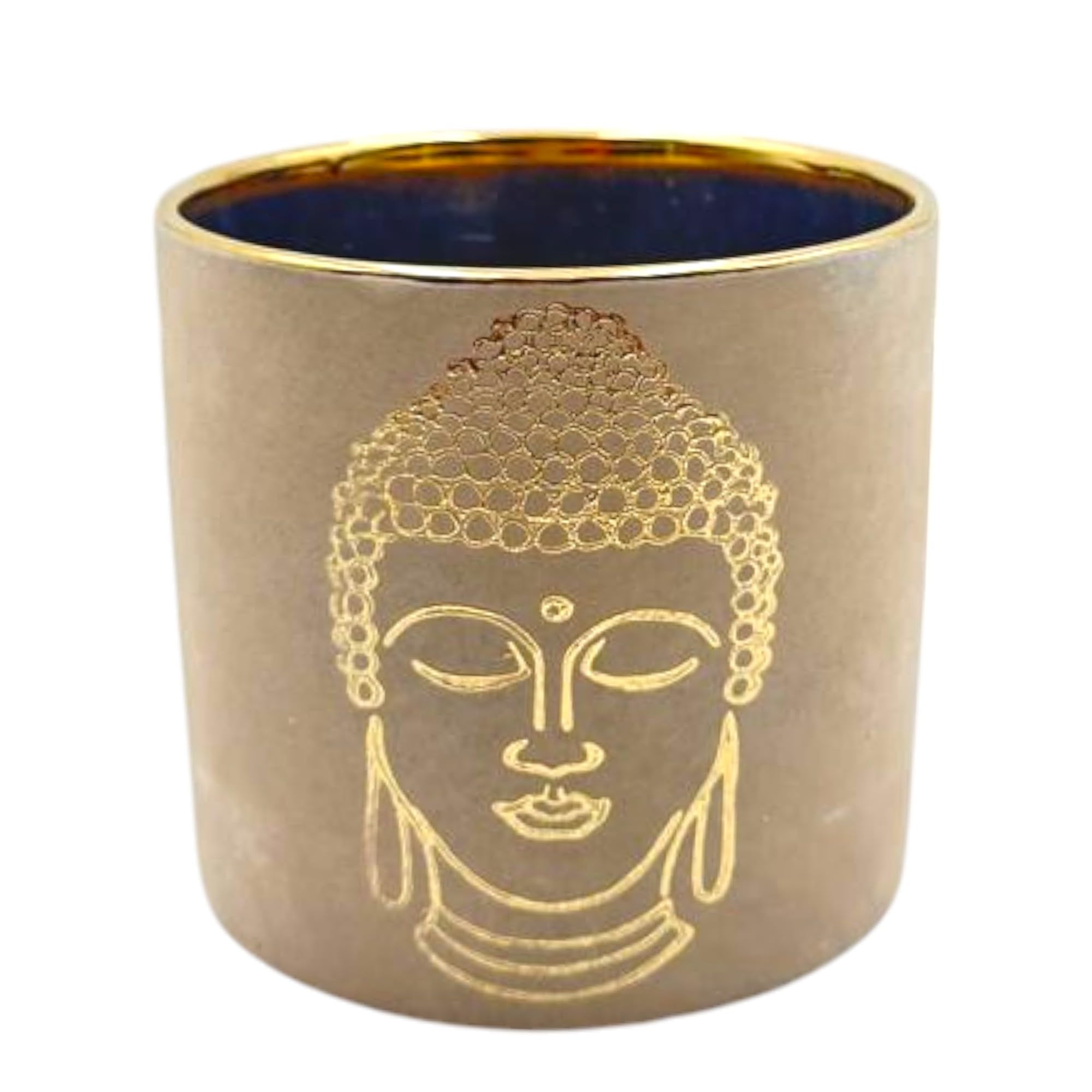 Sand & Gold Ceramic Pot - Home & Office Decor -23 Sand & Gold Ceramic Pot - Home & Office Decor -23
