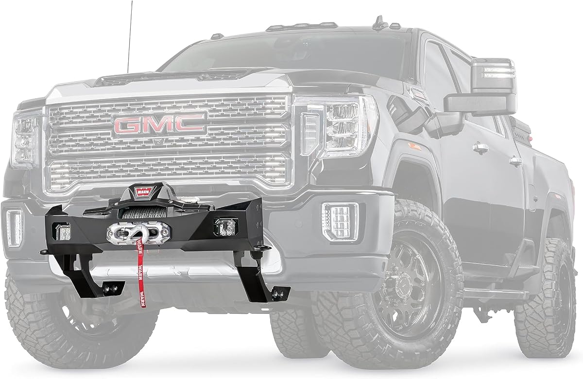 WARN 107525 Trans4mer Gen III Bracket Kit, Fits: GMC Sierra HD 2500/3500 (2020-2021), Black