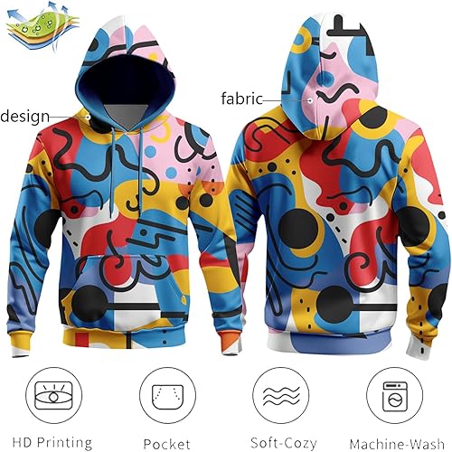 Miniatura 6 de Sweets Graphic - Sudadera unisex con capucha y bolsillos grandes