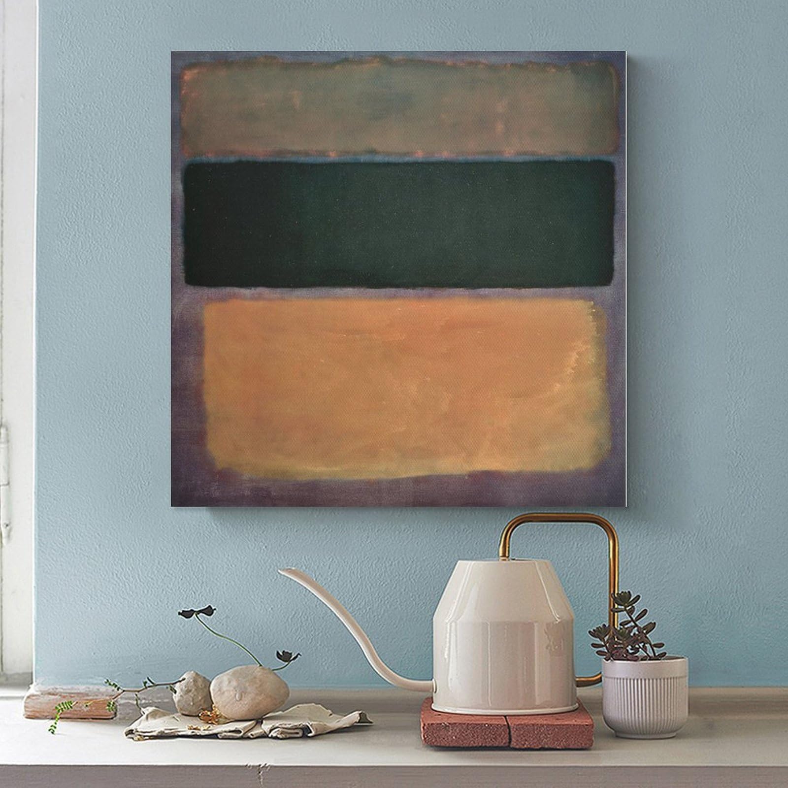 WCYB Untitled, 1956 01 Mark Rothko Prints plakat, dekoracja na płótnie, obraz, sztuka ścienna do biura, rama, 71,1 x 71,1 cm (dł. x szer.)
