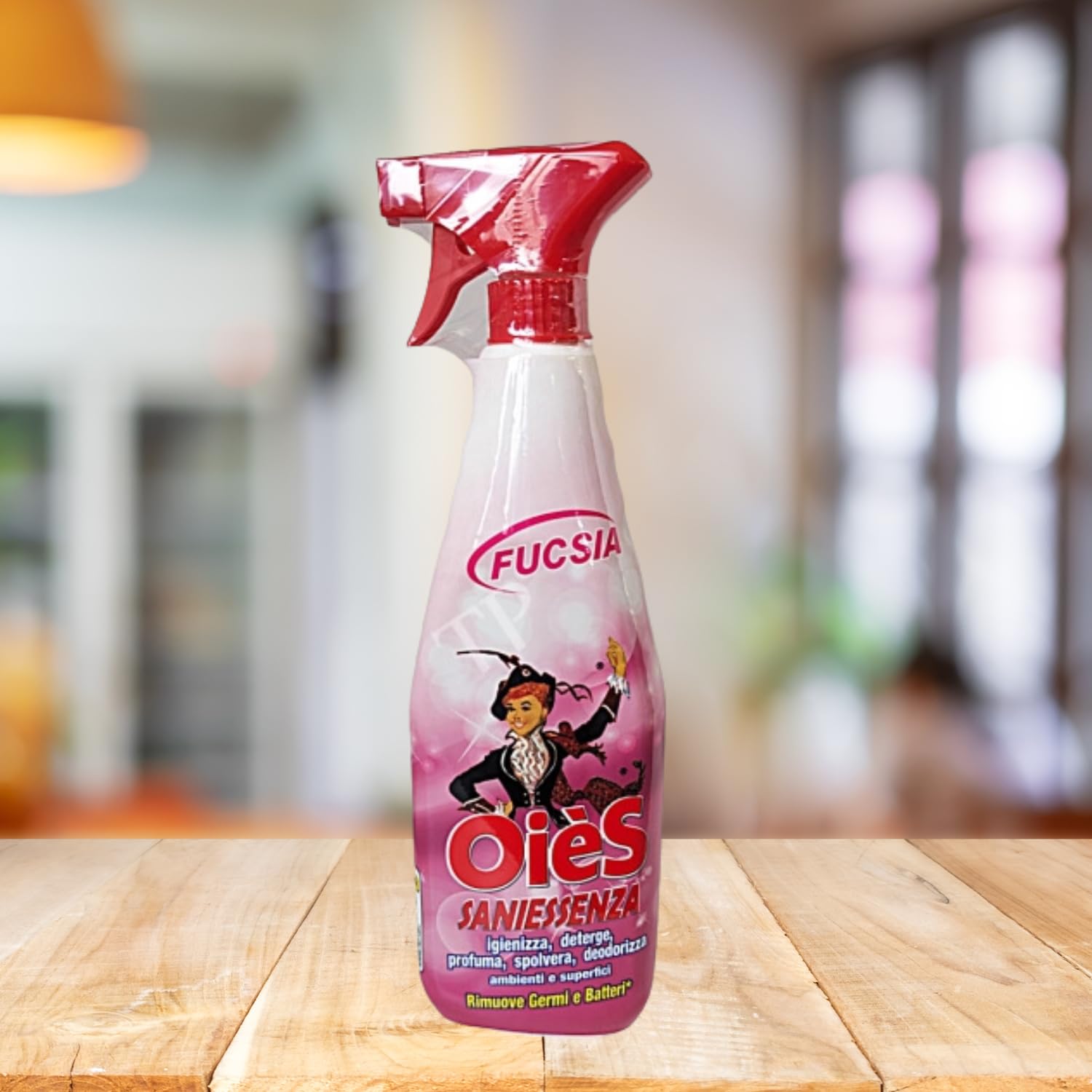 Detergente Multisuperficie Profumato Fucsia 750 ml – Spray per Pulizia Casa Cucina Bagno kit con Spugna Brandizzata SPESA & RISPARMIO Inclusa – Variazioni 4/8/12 Pezzi (4)