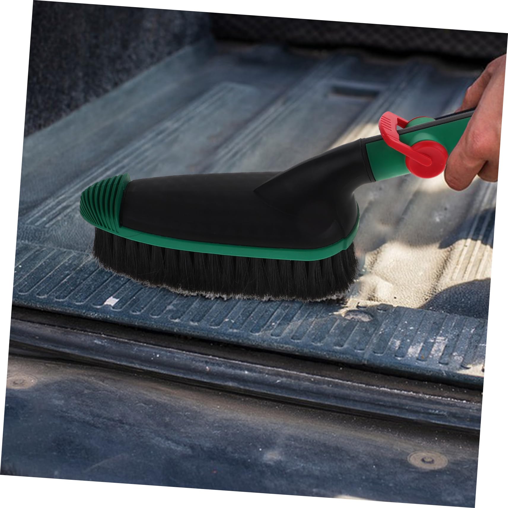 Completo Spazzola per Lavaggio Auto con Testa Scraper e Ergonomico Strumento Pulizia per Veicoli e Camion per Pulizia Rapida Ed