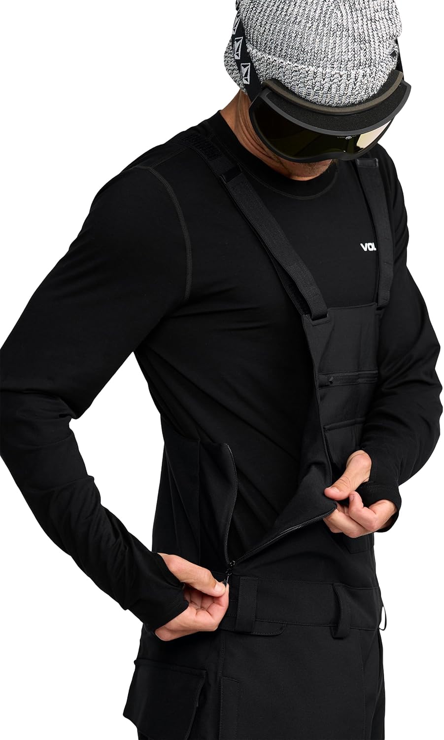 Volcom Men's Roan Bib Overall Snowboard Pant - Image 3