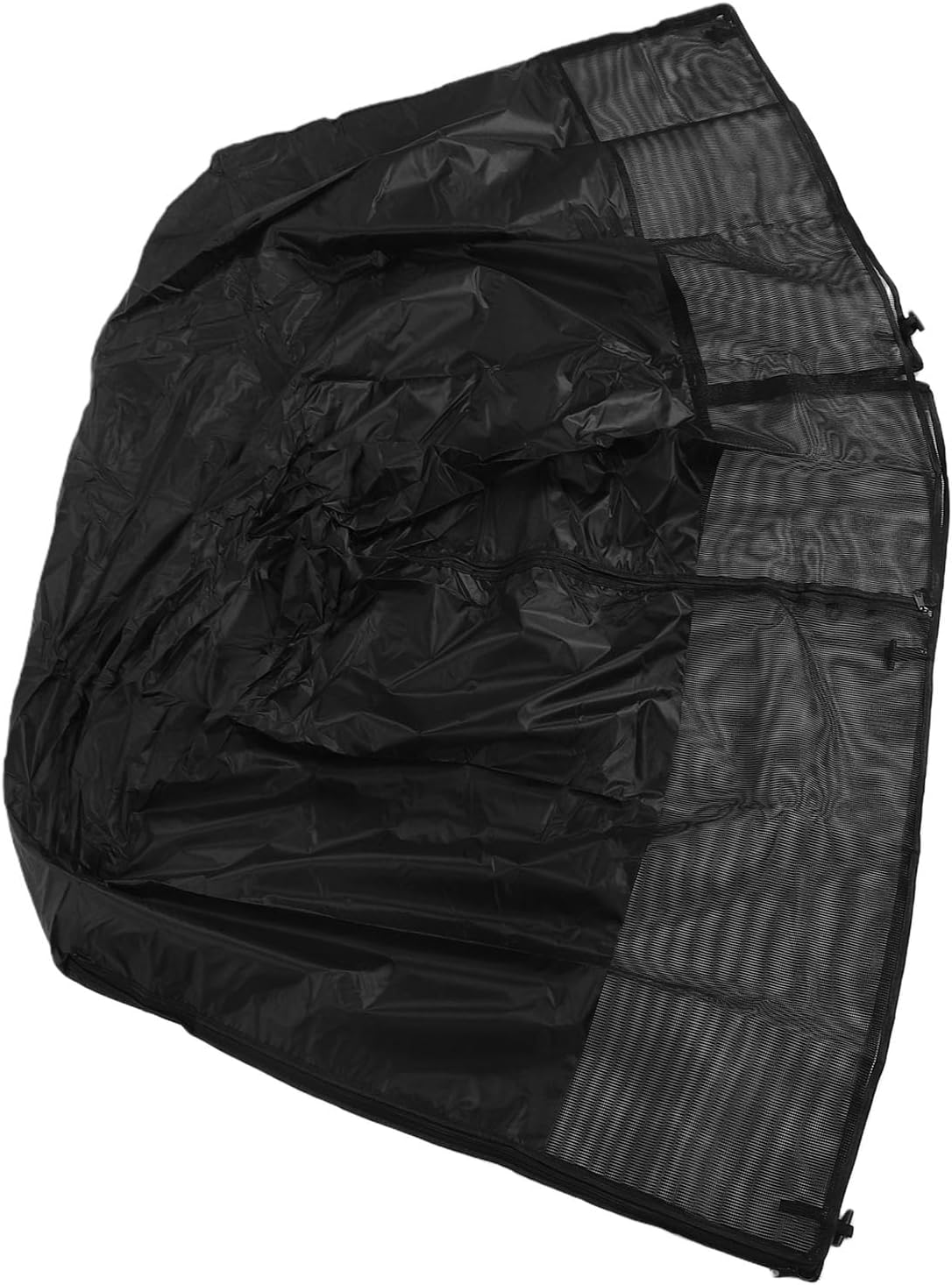 Cryfokt Breathable Dog Crate Cover, 42in Lightweight Oxford Mesh Kennel Protection with Hook Loop Fastener, for Single Two Three Door Wire Crates (42 Inch)