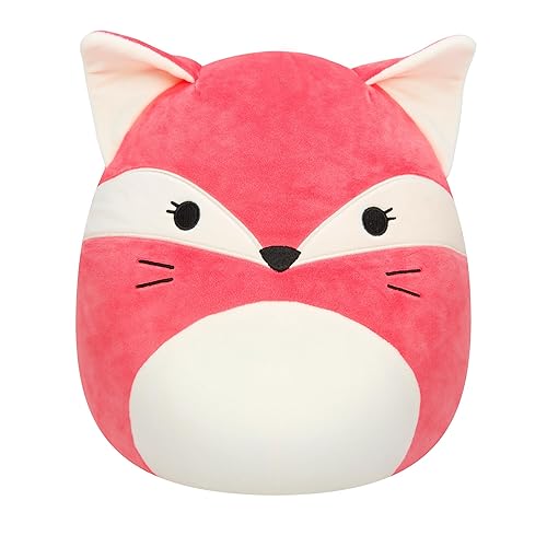 Squishmallows Original 14-Inch Fifi Coral Red Fox - Large Ultrasoft Official Jazwares Plush - Red Fox With White Ears and Belly