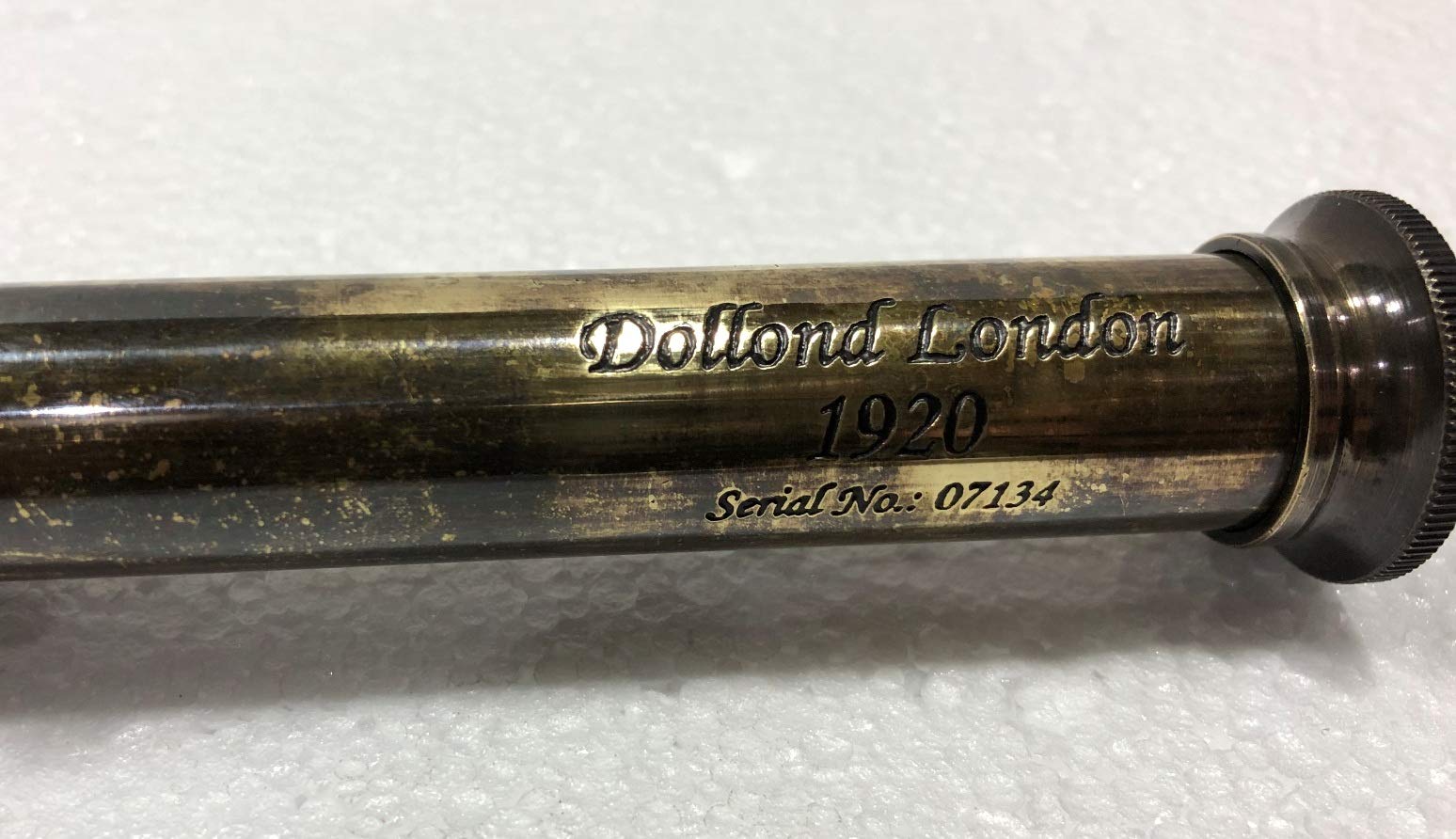 Antico Maritime Brass Dolland London Telescope Nautico Vintage Spyglass Scope