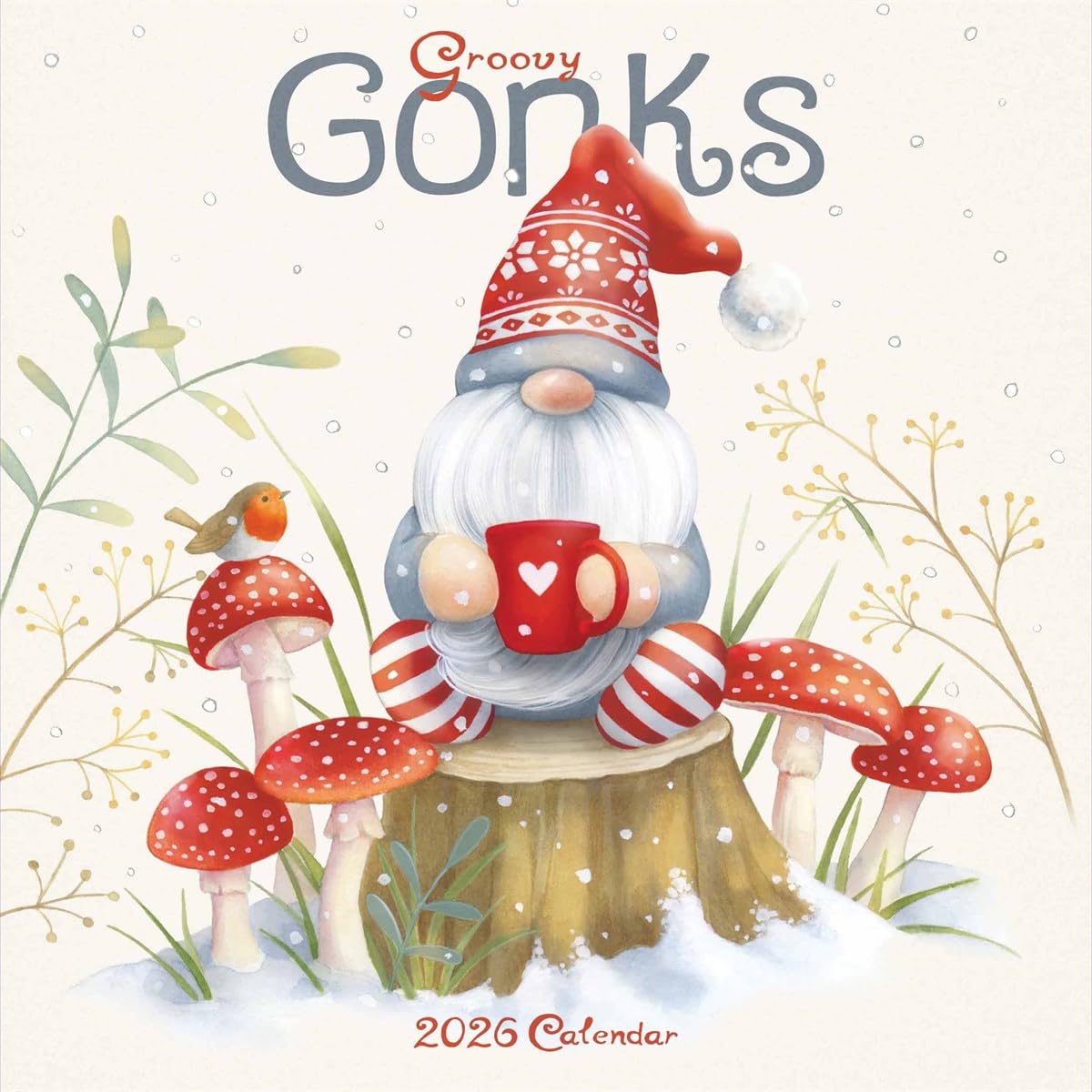 Groovy Gonks Calendar 2026, Wall Calendars, Month To View, Lifestyle, Gift