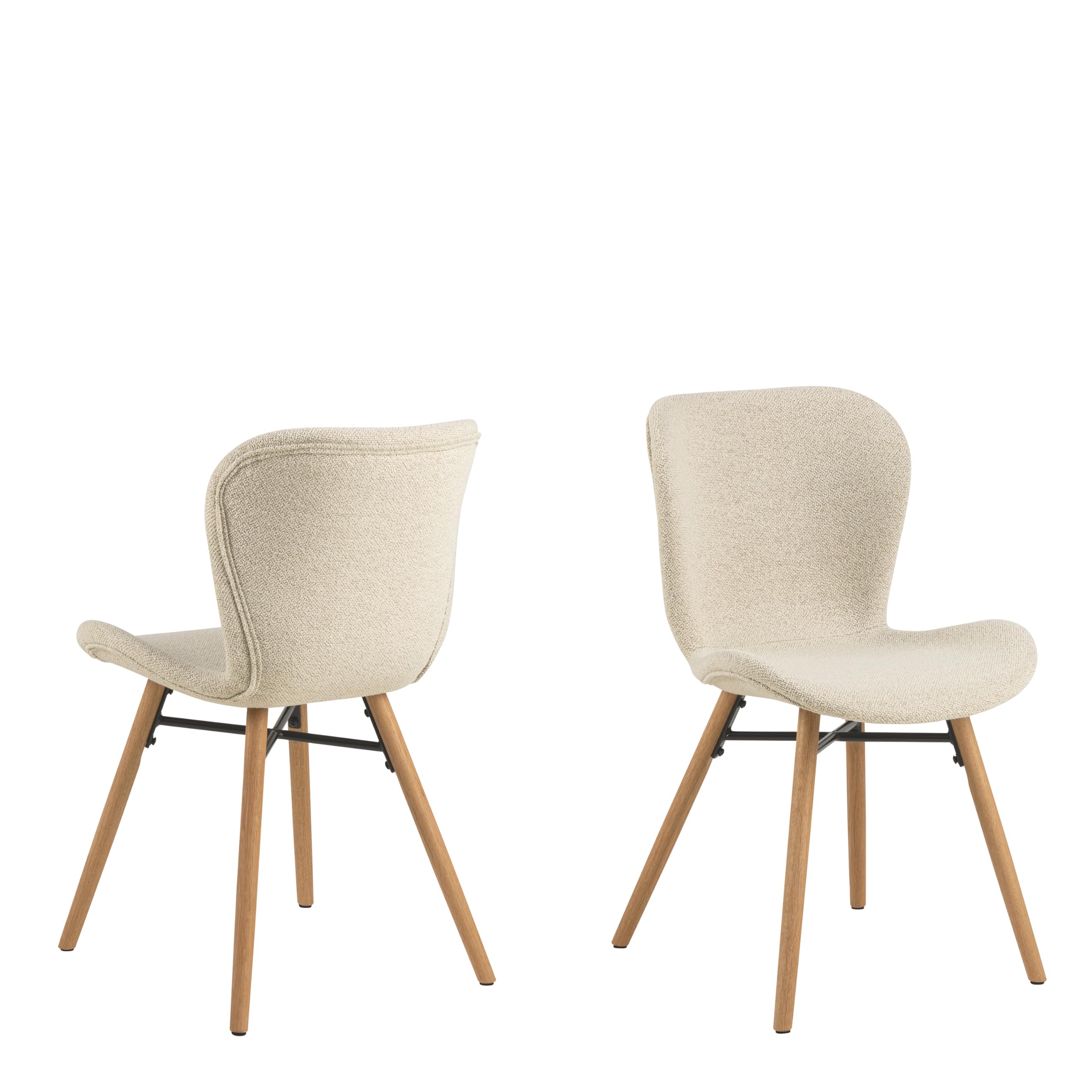 Furniture To Go, Oak, Dining Chairs Set of 2