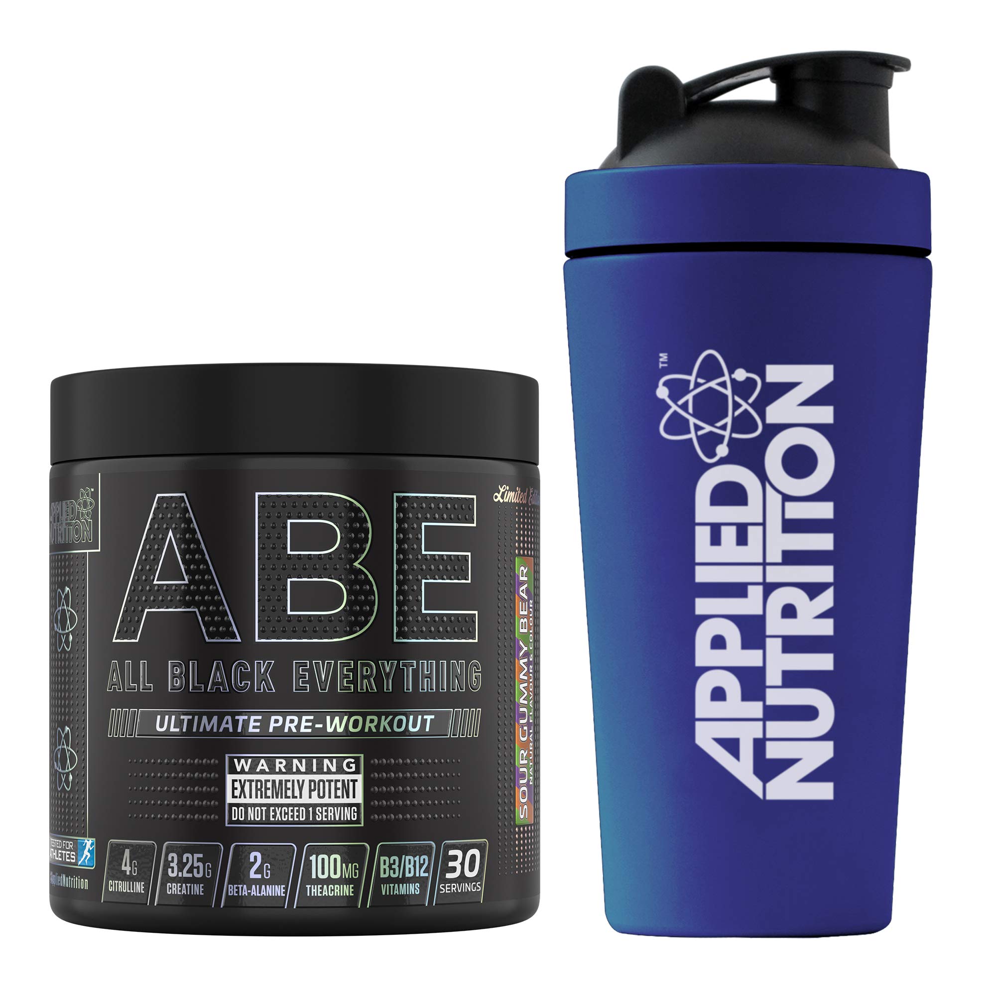 Buy Applied Nutrition Bundle ABE Pre Workout 315g + 750ml Steel Protein