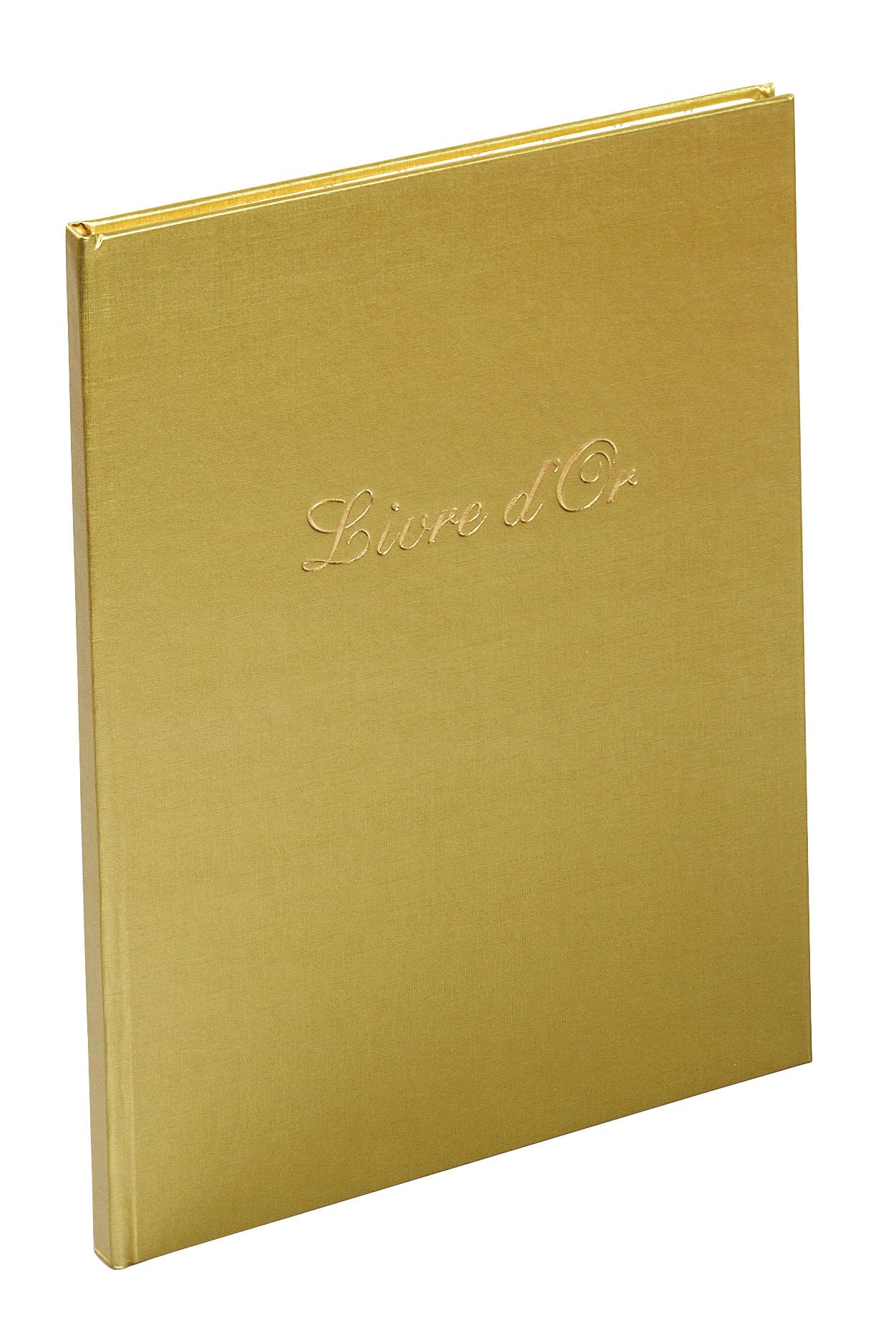 Livre D'Or Exacompta Simili-Cuir Noir - 100 Pages Blanches 27x22cm - Pour Mariage Ou Événement