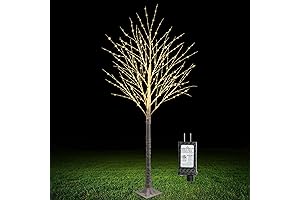 6FT 500 LED Lighted Birch Tree with Twinkle Lights