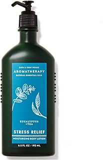 Bath & Body Works Aromatherapy Stress Relief Eucalytus Tea with Natural Essential Oils Body Lotion 6.5 fl oz / 192 mL