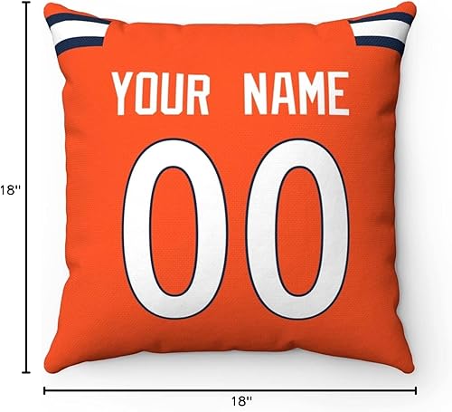 Miniatura 153 de ANTKING 2 paquetes de almohadas personalizadas con cualquier nombre y número para hombres, mujeres y niños Para Cincinnati