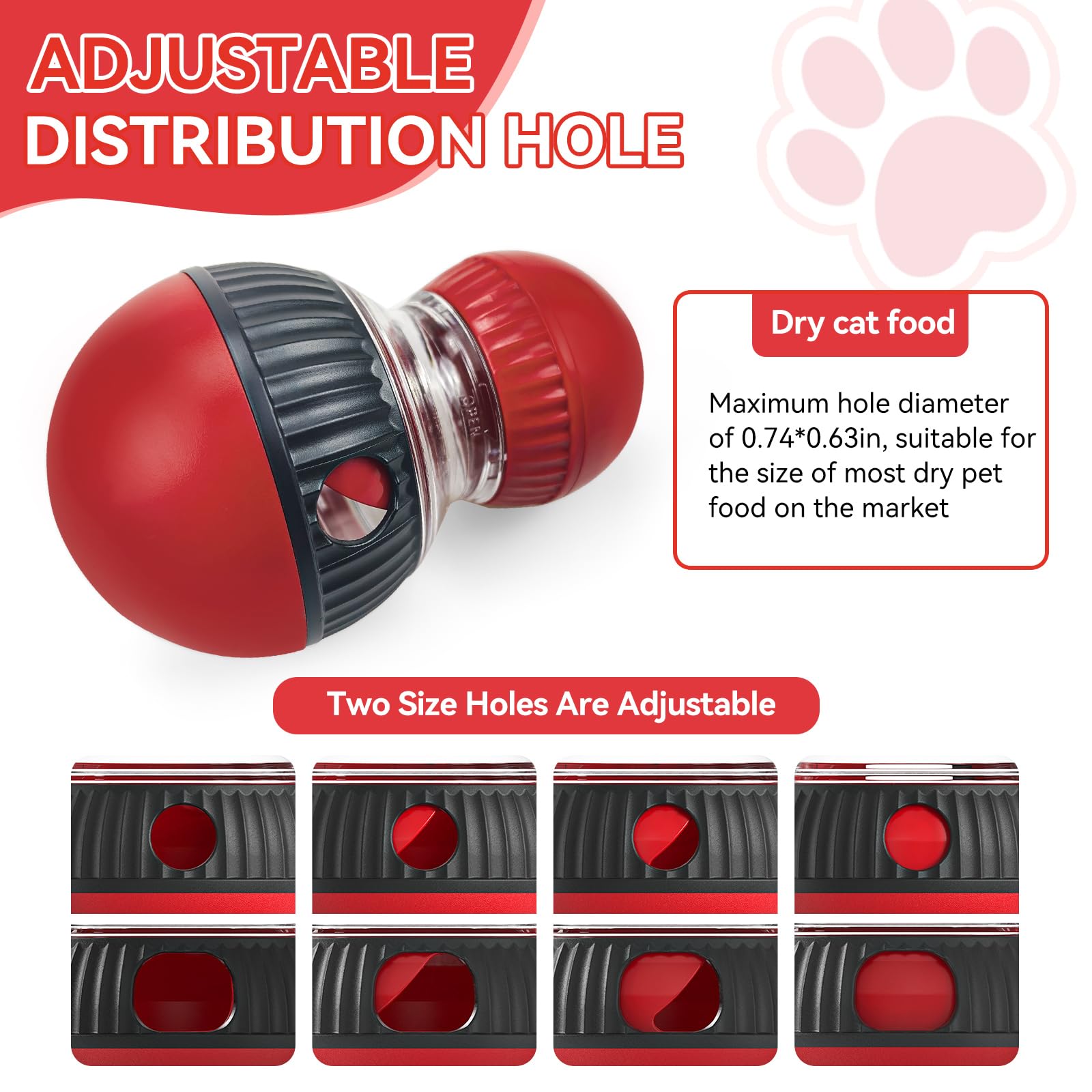dispenser per gatti dispenser palla giocattolo per gatti giocattoli alimentatore interattivo puzzle indoor best seller gatti puzzle slow food Risolvi la noia e aumenta il divertimento