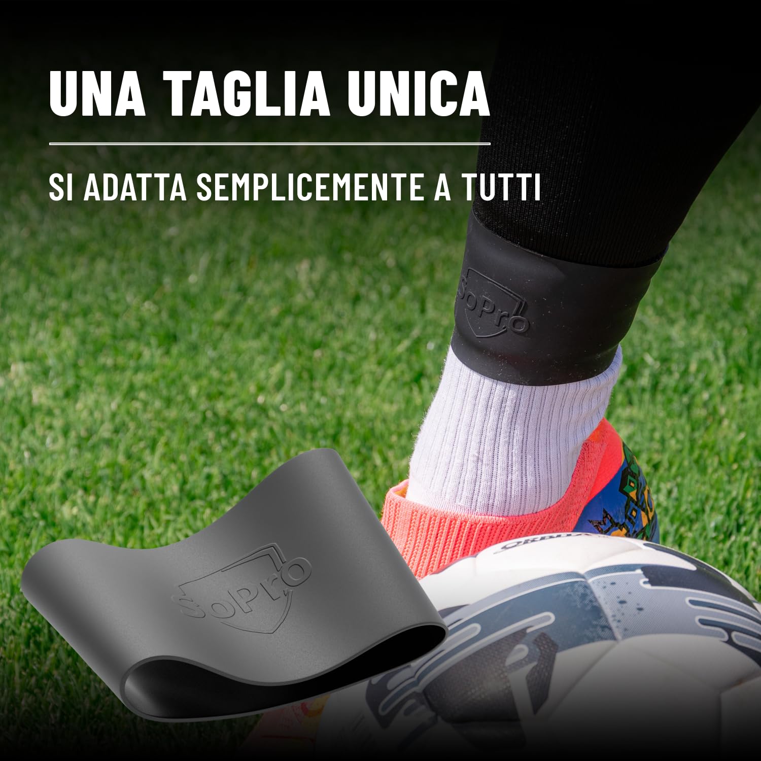 Fasce Elastiche Regolabili Per Parastinchi E Calzettoni – 5 Colori Per Calcio E Calcetto (CAWILA)