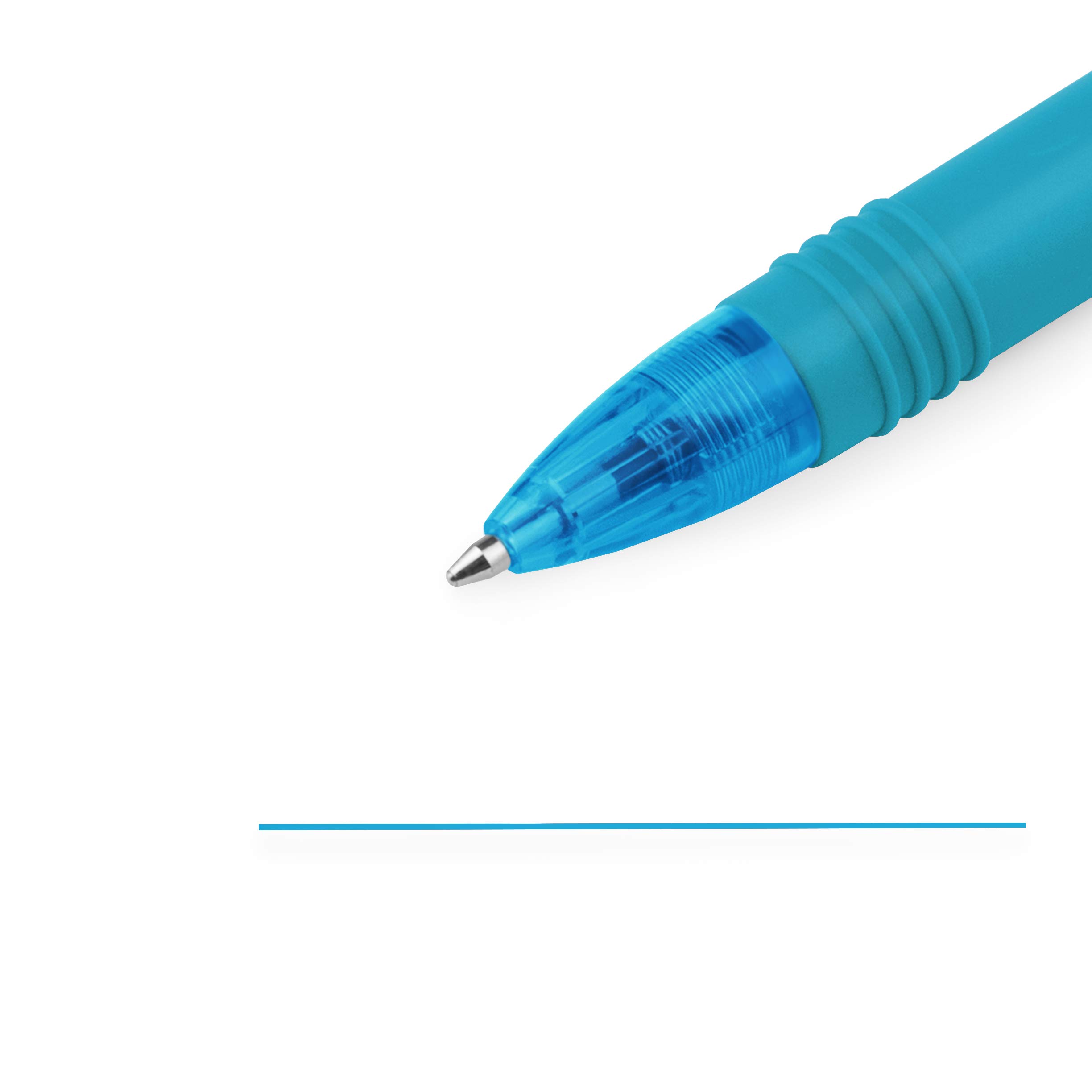 Zebra Z-Grip - Penna a sfera retrattile, confezione da 20, colore: Blu