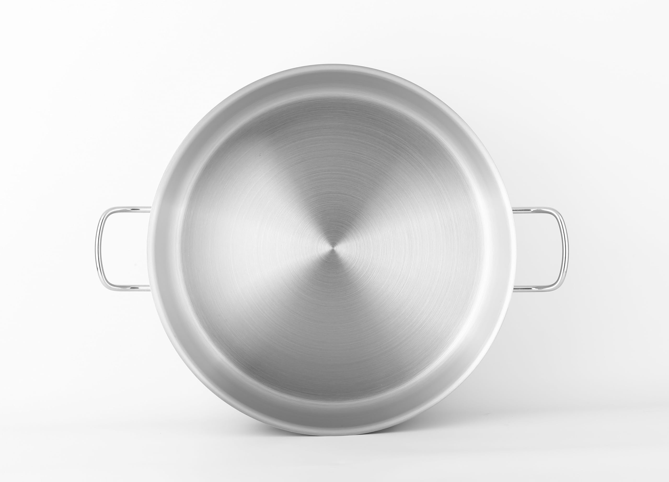 METRO Professional Casseruola in acciaio inox, 11.5 x Ø 28 cm, 6.5 L, adatta a induzione, argento